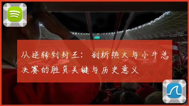 从逆转到封王：剖析热火与小牛总决赛的胜负关键与历史意义